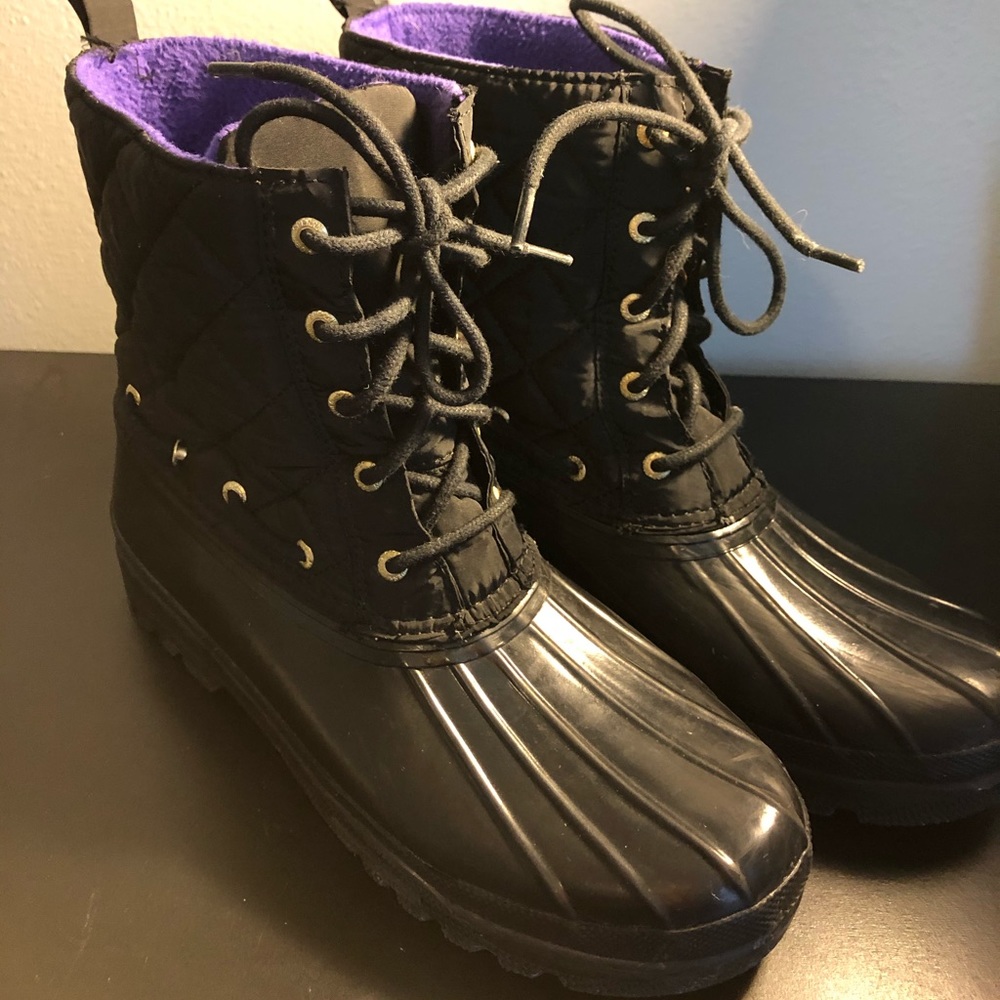 Sperry Duck boots!